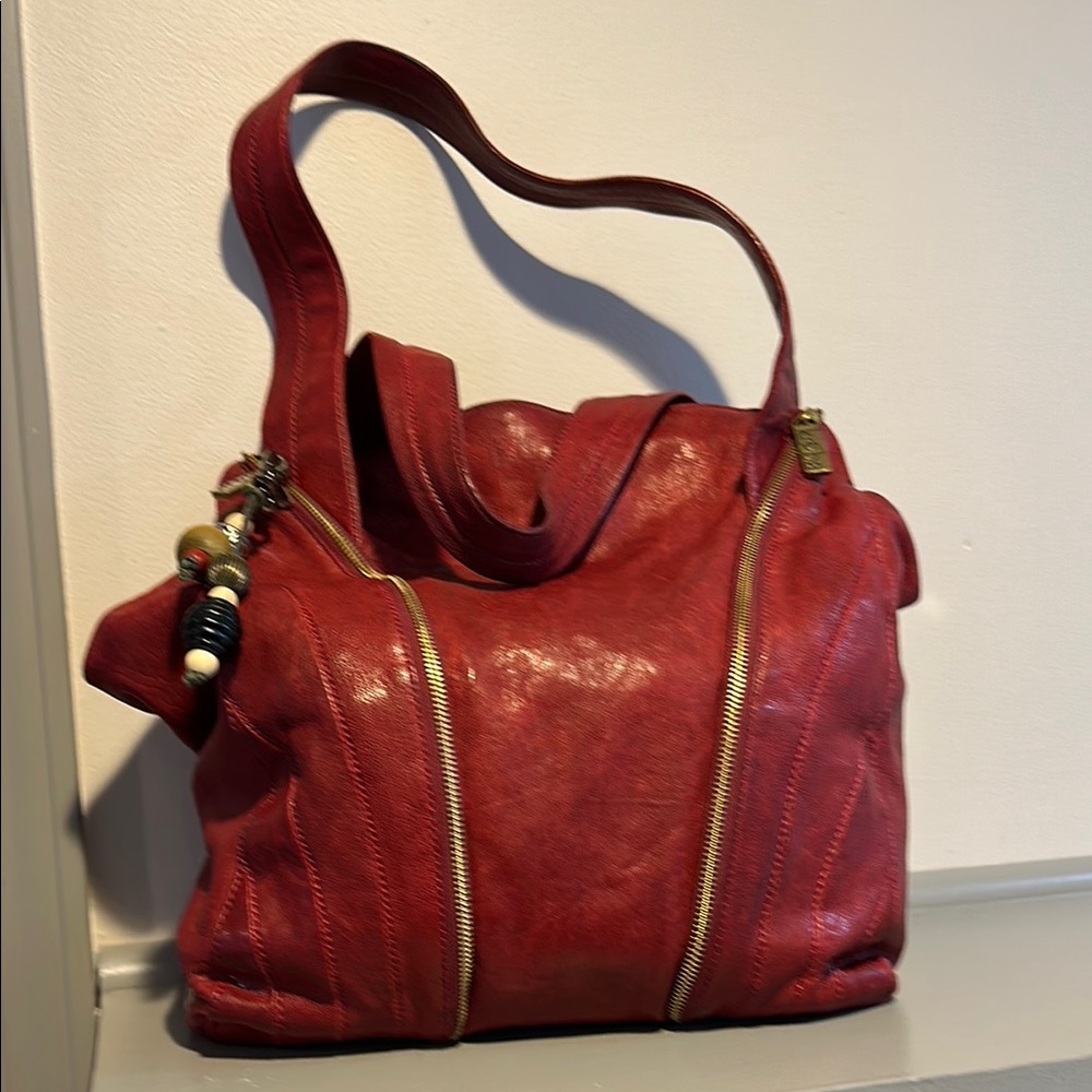 Kooba Red Leather Handbag